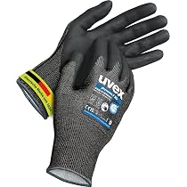 Uvex phynomic F XG, 1 Paar - Schnittschutz - & Grip-Handschuh für feuchte & ölige Bereiche - feinfühlig & abriebfest