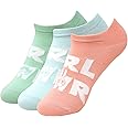 BALENZIA Powerpuff Girls Women Low Cut Socks Pink, Blue, Green- Pack of 3