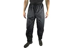 HOCK Pantalon de pluie unisexe « Comfort Klima » avec fessier renforcé – Vêtement de pluie de qualité supérieure 100 % étanche pour homme et femme