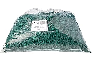 Box.it.pack.it Shredded Crinkle ZigZag Kraft Paper, Forest Green, 1kg