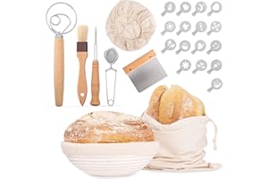 BAMBOO STICK MASTERS Panier à pain avec kit de fabrication de pain