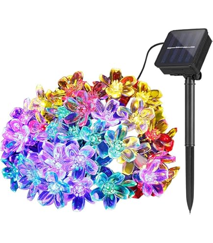Luci Solari Da Esterno ZVO A Farfalla, 12 LED, 8 Modalità, Multicolore, Impermeabili IP65 Per Giardino E Feste - 2