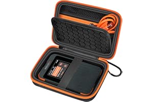 Boobowl Hard Case Compatible with SIMO Solis 5G WiFi Mobile Hotspot, Travel Router for Hotel Wifi Storage Holder Bag with Mesh Pocket for Charger USB Cable and Accessories (Box Only) - Black