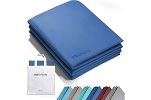 PROIRON Esterilla de Yoga Plegable,NOT PVC!, Mat de TPE Antideslizante 6MM de Grosor Fácil de Doblar para Fitness Ejercicio Pilates Deportes, Viajes, con bolsa almacenamiento