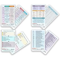 Vital Signs Kit For Nurses 3 Pcs Pediatric Vital Signs Badge Card Lab ...