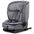 Kinderkraft ONETO3 I-Size Child Car Seat, Base with Isofix, Top Tether, Reclining for Toddlers & Infant, Group 1/2/3, Up to 12 Years, Safety Certificate ECE R44/04, 9-36 kg, Gray