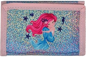 Theonoi Kinder Geldbörse Geldbeutel Portemonnaie Brieftasche (Meerjungfrau)