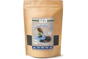 Biojoy Czarnuszka BIO (500 g), suszone i całe ziarna, nasiona czarnuszki, bez dodatków (Nigella sativa)