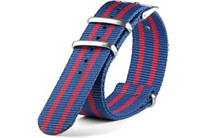 Neckarian NATO Strap 18mm 20mm 22mm 24mm Army G10 Uhrenarmband Nylon Military Watch Band für Männer Frauen