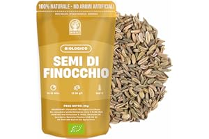 HORTIA FINOCCHIO | Tisana Digestiva ai Semi di Finocchio | Infuso Slim Detox | Sgonfiante per Pancia Piatta | Tisana Sfusa Allattamento e Digestione | Confezione Regalo Salva Aroma