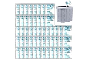 QURYGIN 50 Portable Toilet Coagulant - Urine Absorbent Powder, Portable Toilet Powder, Poo Absorbent Gel, Packed Outdoor Coagulant, Toilet Absorbent Powder, Poo Urine Powder For Fishing Traveling Camping