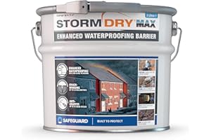 Stormdry MAX - Enhanced waterproofing, crack-bridging and anti-graffiti protection barrier for brick, masonry, concrete, stone, metal and painted surfaces