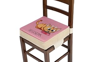 REGSEM Rialzo Sedia Bambini Da Tavolo Alzasedia Cuscino Riduttore Adattatore Alzabimbo