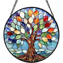 Colibrì Suncatchers Girasole in vetro colorato Sun Catcher Garden Hanging Ornamenti per la casa Finestra Decorazione artistica da parete