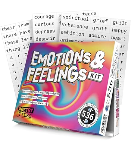 Poetry Tiles The Essential Kit For Fridge Poetry - 797 Pcs Word Magnets