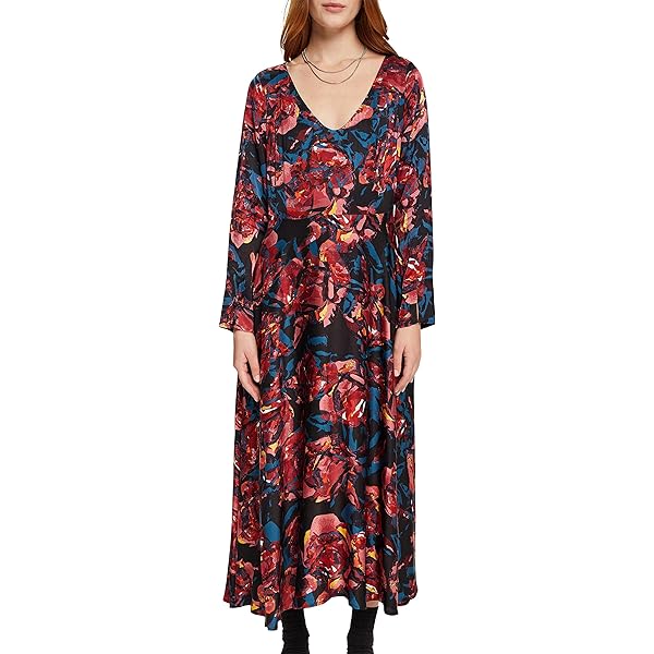 esprit kleid in satinoptik