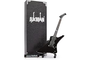 AXMAN James Hetfield – Réplique de Guitare Miniature - Cadeaux de Musique - Ornement Fait à la Main