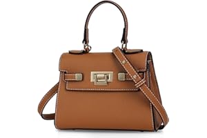 HiTotes Satchel Bag Top Handle Handbag for Women Small Crossbody Bag Ladies Designer Purse with Adjustable and Detachable Strap