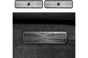 Ywooon 2 Piezas Cubiertas Ventilación pour Tesla Model Y Juniper 2025-2026, Cubierta de Ventilación para Asiento Trasero, Repuesto de Rejilla de Flujo de Aire para Tesla Accesorios