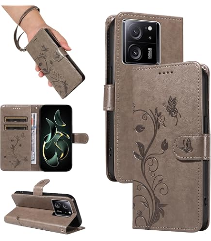 Flip Cover per Xiaomi 13T, Custodia Pelle PU Magnetica