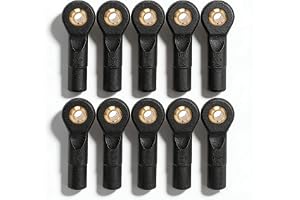 10Pcs M2.5 RC Tie Rod End, Plastic Ball Head Holder Pull Link Rod End for 1 Of 10 RC Car (2.5Mm Opening, 23Mm Height)