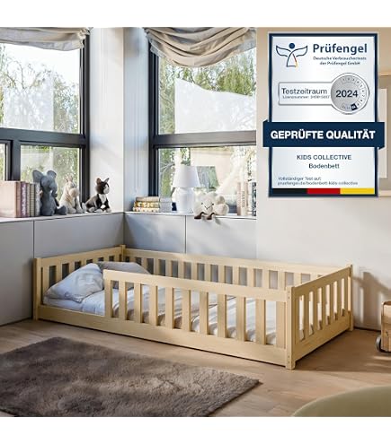 Lit Cabane Enfant 140x200cm - Forme Maison Avec Sommier Lattes