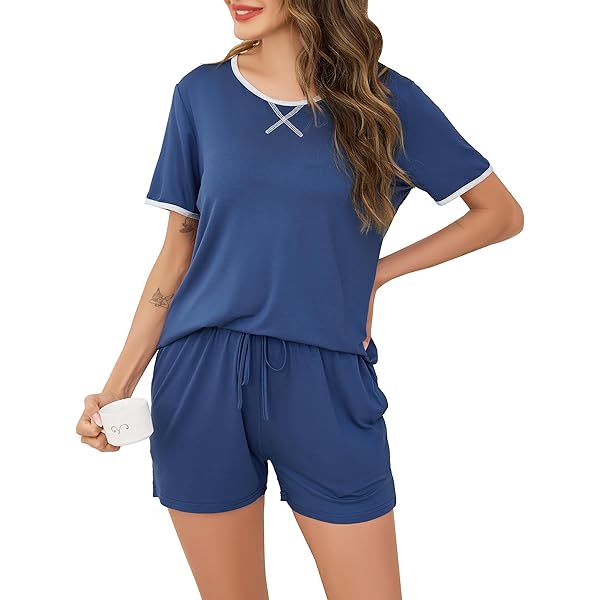 Pyjama Shein Femme Sopesil Pyjama Femme Ete Short U00e0 Manches