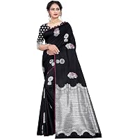 Shiv Textiles Silk Saree with Blouse Piece