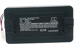 vhbw Batería Compatible con Bagotte i7 Robot Limpieza Negro (2600 mAh, 14,4 V, Li-Ion)