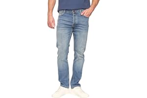 Kandor Mens Jeans – Regular fit Denim Pants for Men UK, Stretchy Cotton Men’s Jean with Straight Leg, Classic Jeans in Black, Dark, mid and Light Blue wash