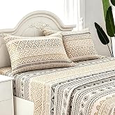 3-Piece Bedding Set for 105 x 190 cm Bed, 100% Polyester, Yellow | Fitted sheet 105 x 190 + 25 cm, top sheet 180 x 260 cm and