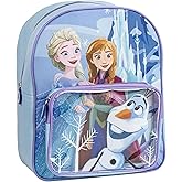 Frozen Elsa Anna and Olaf Original Disney Backpack with Winter Design and Characters | Frozen Backpack for Children Large Pre