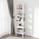 Deconox 6 Katlı K&ouml;şe Rafı | Banyo, Mutfak ve Kiler İ&ccedil;in Yer Tasarruflu Organizer | &Ccedil;ok Ama&ccedil;lı Plastik Raf | 3 Farklı Renk Se&ccedil;