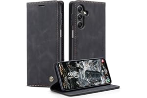 Monweicz Handyhülle für Samsung Galaxy A56 Hülle Premium Lederhülle Klappbar Flip Case Tasche Magnet Kartenfach Standfunktion Klapphülle Schutzhülle für Samsung Galaxy A56 - Schwarz