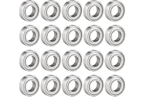 sourcing map 20 Stück Rillenkugellager 688ZZ Doppelschild 8 x 16 x 5mm Kugellager Kohlenstoffstahl