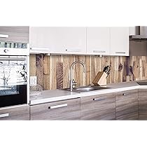 Paraschizzi Autoadesivo Per Cucina - 260x60 Cm, Legno, Resistente All'Acqua, Qualità Premium - Foto 3