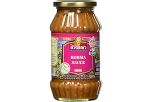 ‎TRULY INDIAN Truly Indian Korma Sauce – Mild-würzige Fertigsauce für schnelle Gerichte mit natürlichen Zutaten – Authentisch indisch kochen – Vegan & glutenfrei – 3 x 450 g