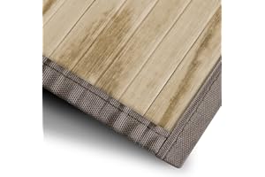 casa pura Bieżnik bambusowy, magenta, naturalny, do łazienki i salonu, naturalny zamieszkanie, bambusowy, mata bambusowa w wielu rozmiarach (70 x 200 cm)