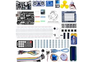 ELEGOO UNO R3 Project Super Starter Kit Compatible with Arduino IDE with Tutorial for Beginner