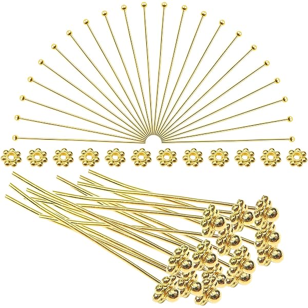120 Pezzi Di Caps Forate A Forma Di Fiore In Ottone Per Creare Gioielli Fai Da Te - Mix Di 12 Stili, Ideali Per Bracciali E Orecchini - 2