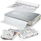 Plustek A3 flatbed scanner OS1180, for A3 size Blueprints and Document. Design for libraires school and small office. Approx 