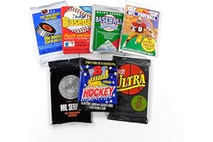 KRUK CARDS BUYING AND SELLING SINCE 1987 Vintage Multi-Sport Sealed Pack Lot - Assortment of Baseball Football Basketball and Hockey Trading Cards