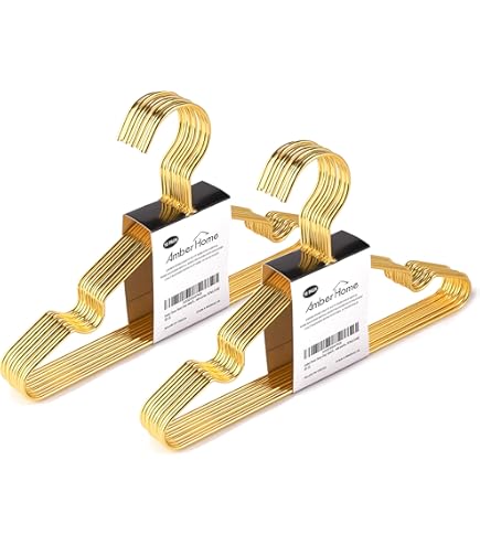 thumbnail: SPECILITE 30 Stuks Gouden Metalen Babyhangers 11,8 Inch – Stevig & Ruimtebesparend Voor Kinderkleding