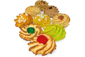 MORECA Biscotti siciliani di pasta di mandorle, Box regalo da 600 gr. Confezioni sigillate monoporzione, Biscotti assortiti, direttamente da laboratorio artigianale. Dolci siciliani, Pasta di mandorla
