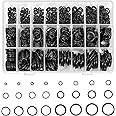 740PCS Rubber O Rings Assorted Kit, 24 Sizes O-Ring Gaskets for DIY & Plumbing Repairs, Rubber Washers, Sealing Gasket Washer Sets for Plumbing, Tap Washers, Auto Repair, Seal Rings, Black