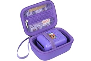BOVKE Carga para Bitzee Disney/Magicals/Bitzee Mascotas Digitales interactivas, Soporte de Viaje con Espacio Extra para baterías, Púrpura