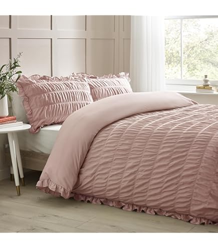 Utopia Bedding Beddengoed set - Geborsteld Microvezel Polyester - Dekbedovertrek (135x200cm), Hoeslaken (90x190cm) met Kussensloop (50x75cm), Bordeaux