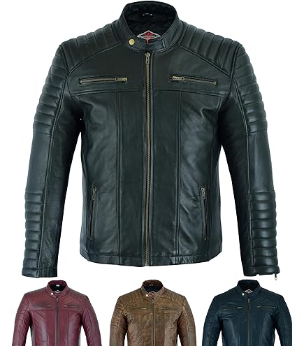 Motorjas brando Perfect heren leer met pantser - Echt CE gepantserd (EN