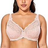 Reggiseno Minimizer Donna Taglie Forti DDD FG H – Coppa Intera Con Balconcino – Pizzo
