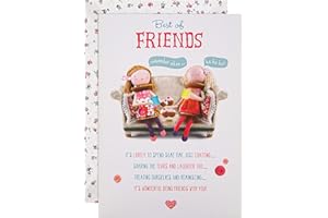 Hallmark Birthday Card for Friend - Cute Characters & Heartfelt Verse Design